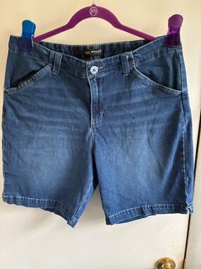 Lee Blue Denim Bermuda Shorts